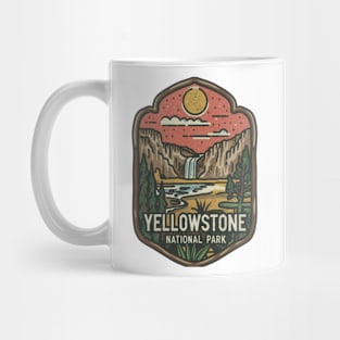 Yellowstone National Park Badge Mug